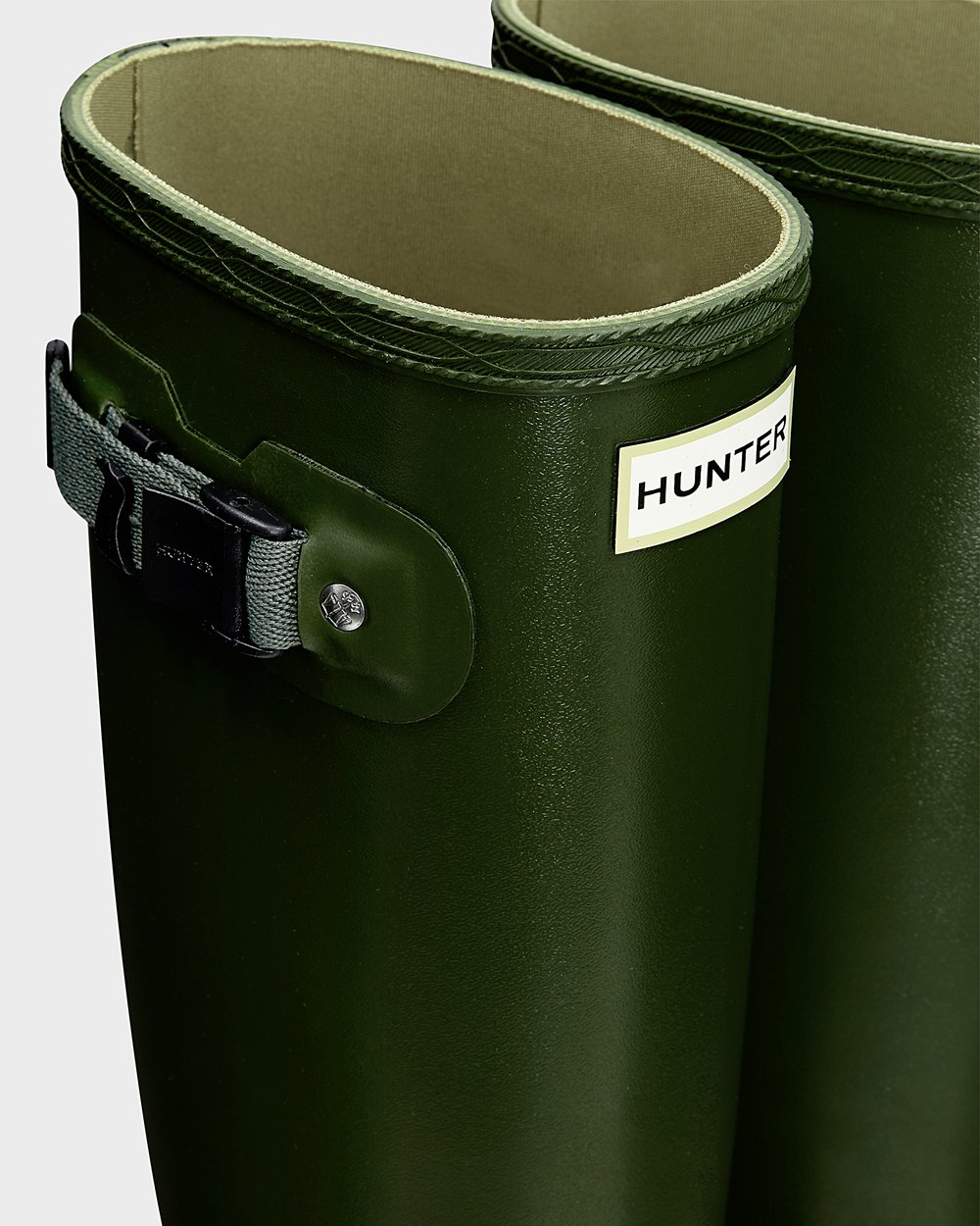 Galochas Altas Hunter Feminina Verdes - Norris Field - 98OCTJHMR